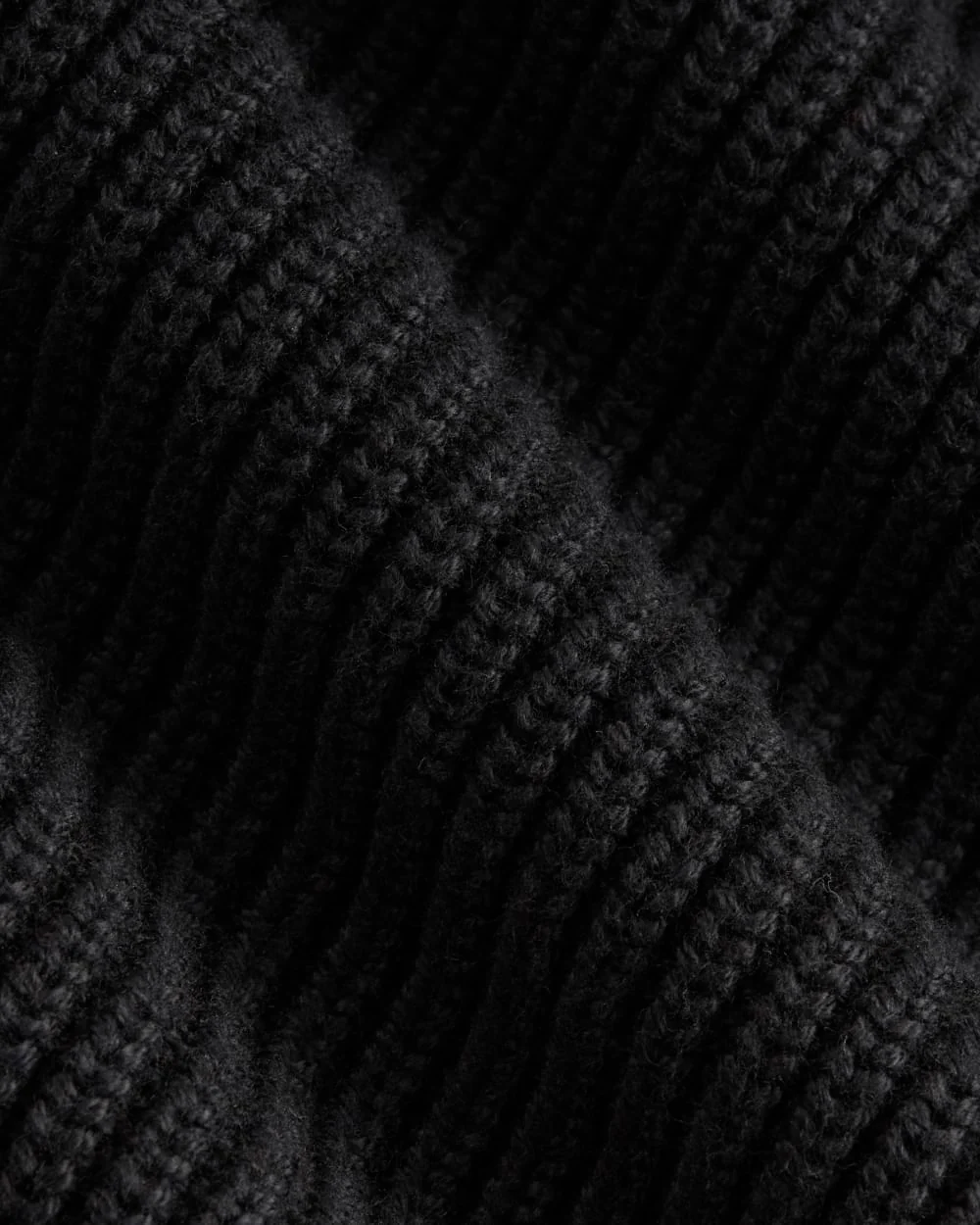 The Half-Zip in Everyday Cotton | Black