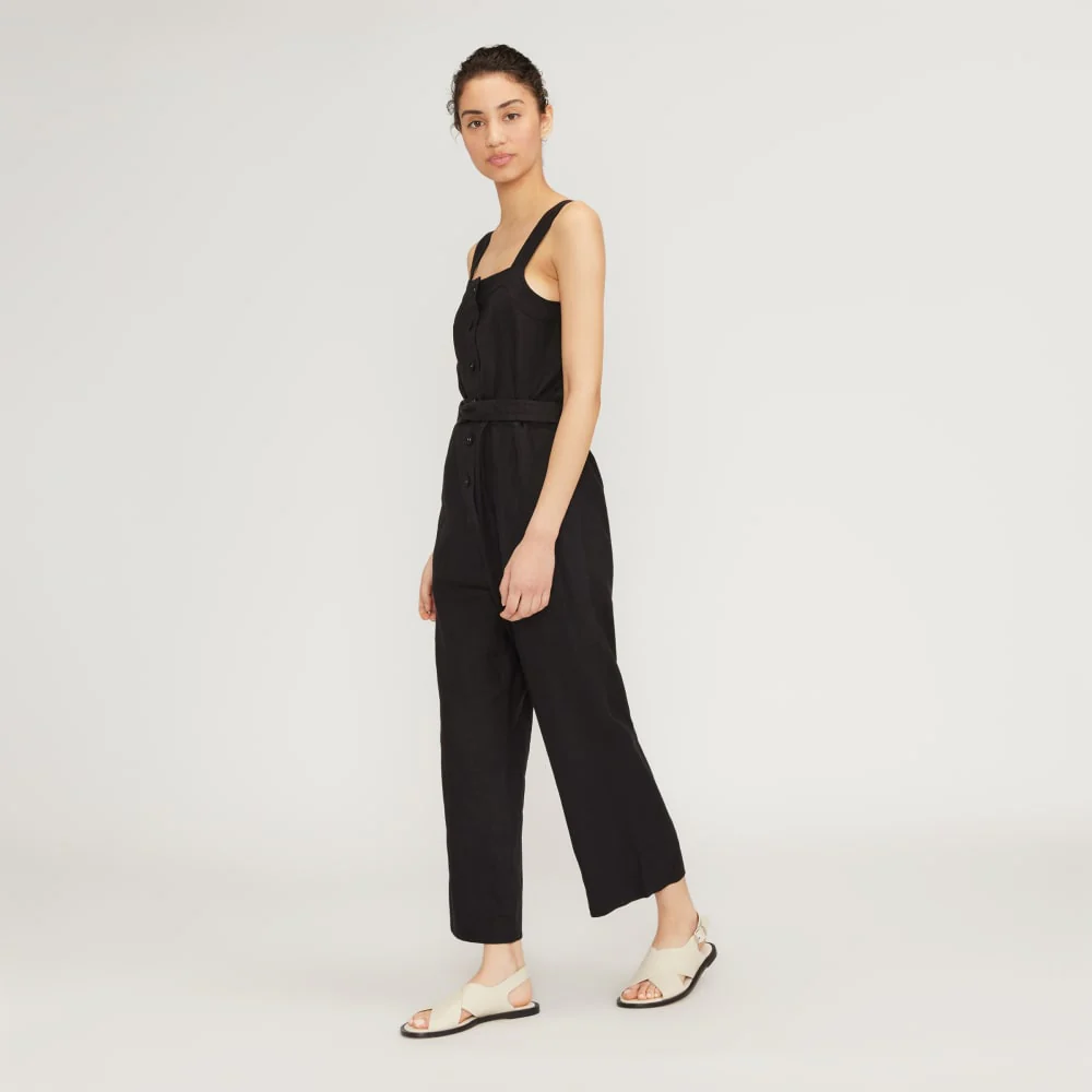 The Linen Jumpsuit | Black