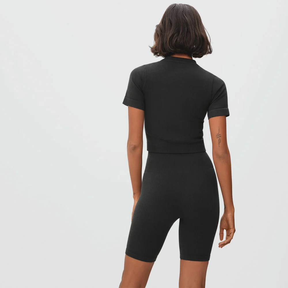 The Seamless Bike Short | Black