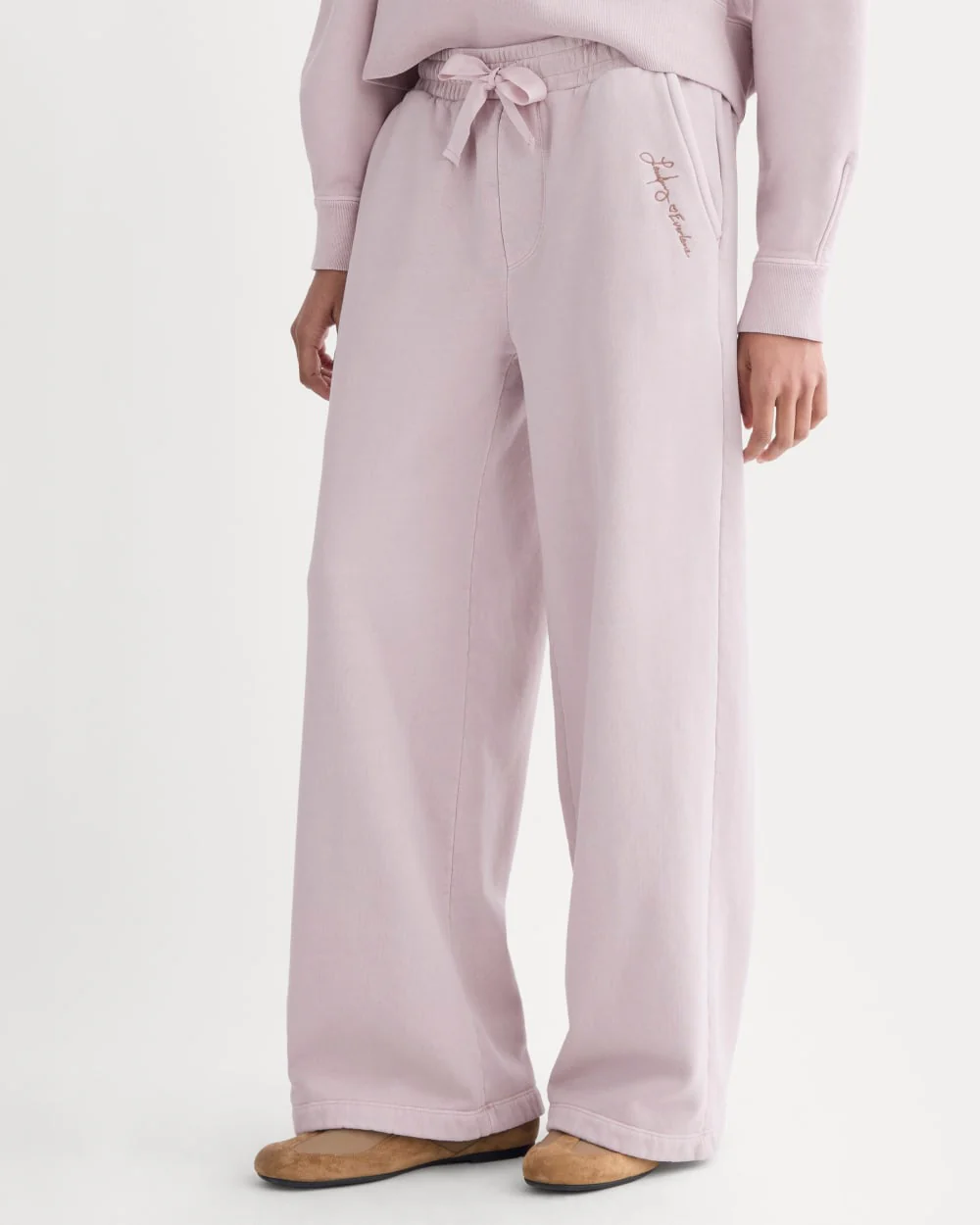Everlane x The Laufey Foundation Wide-Leg Sweatpant | Burnished Lilac