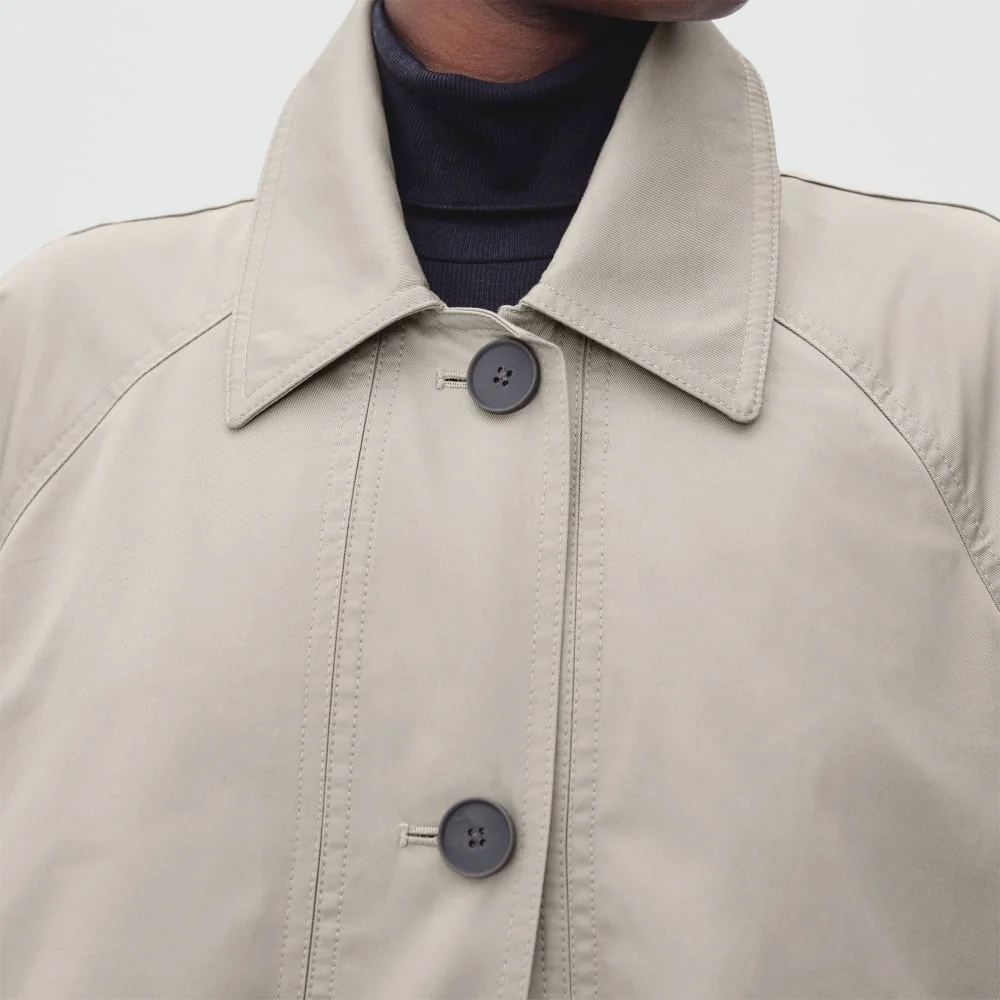 The Long Mac Coat | Stone