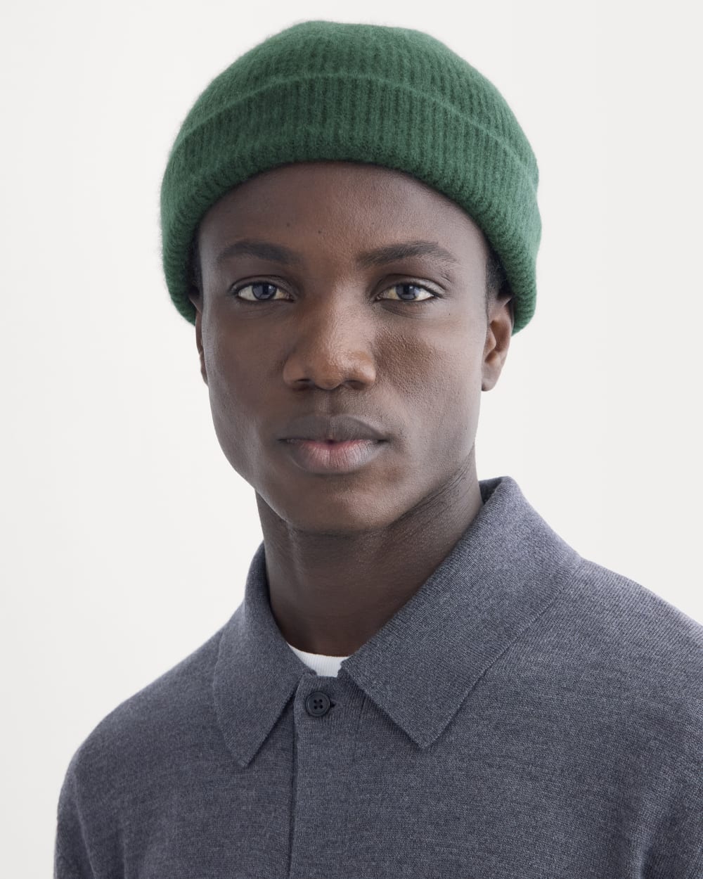 Cashmere Docker Beanie | Dark Green