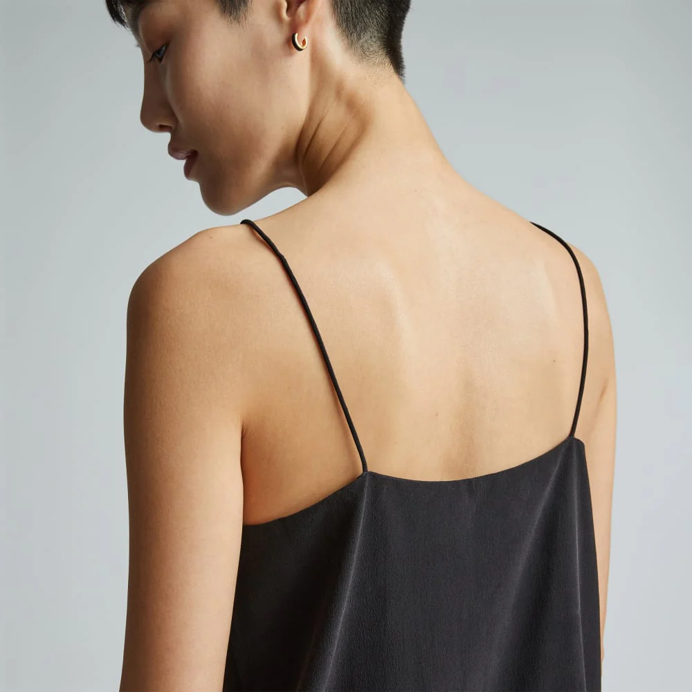 The Washable Clean Silk Cami | Black