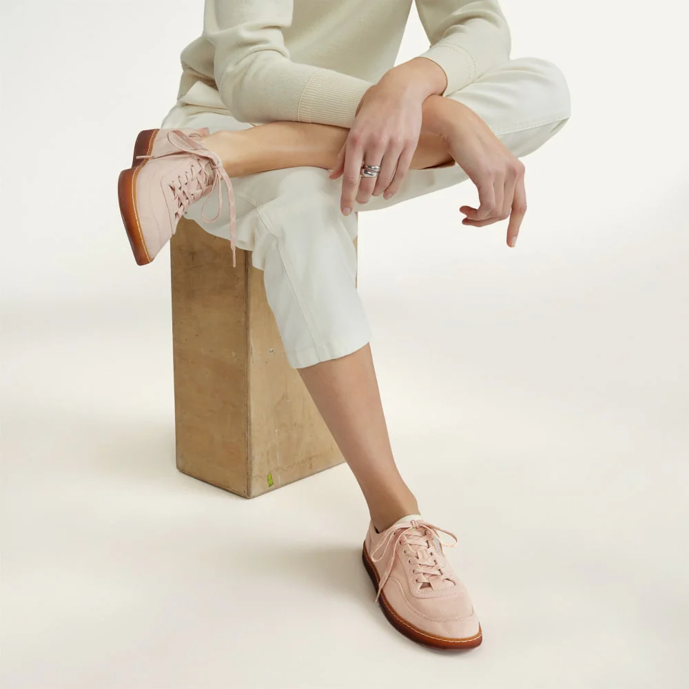 The Tread-Bare Sneaker | Pale Pink