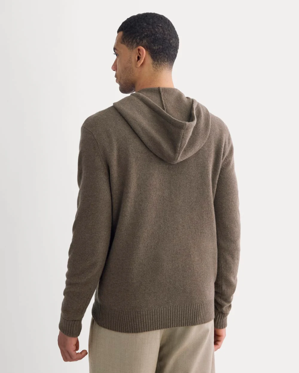 The Felted Merino Hoodie | Heather Chocolate Martini