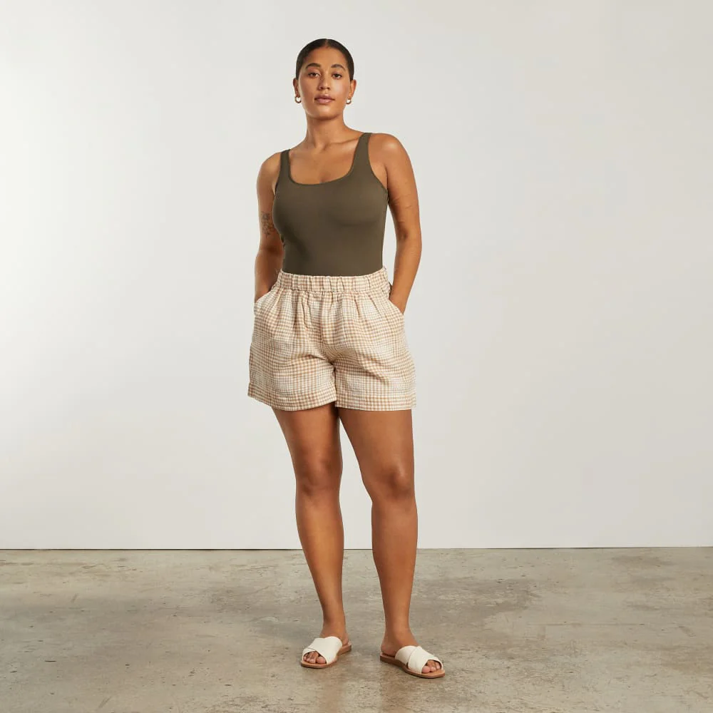 The Square-Neck One-Piece | Beech