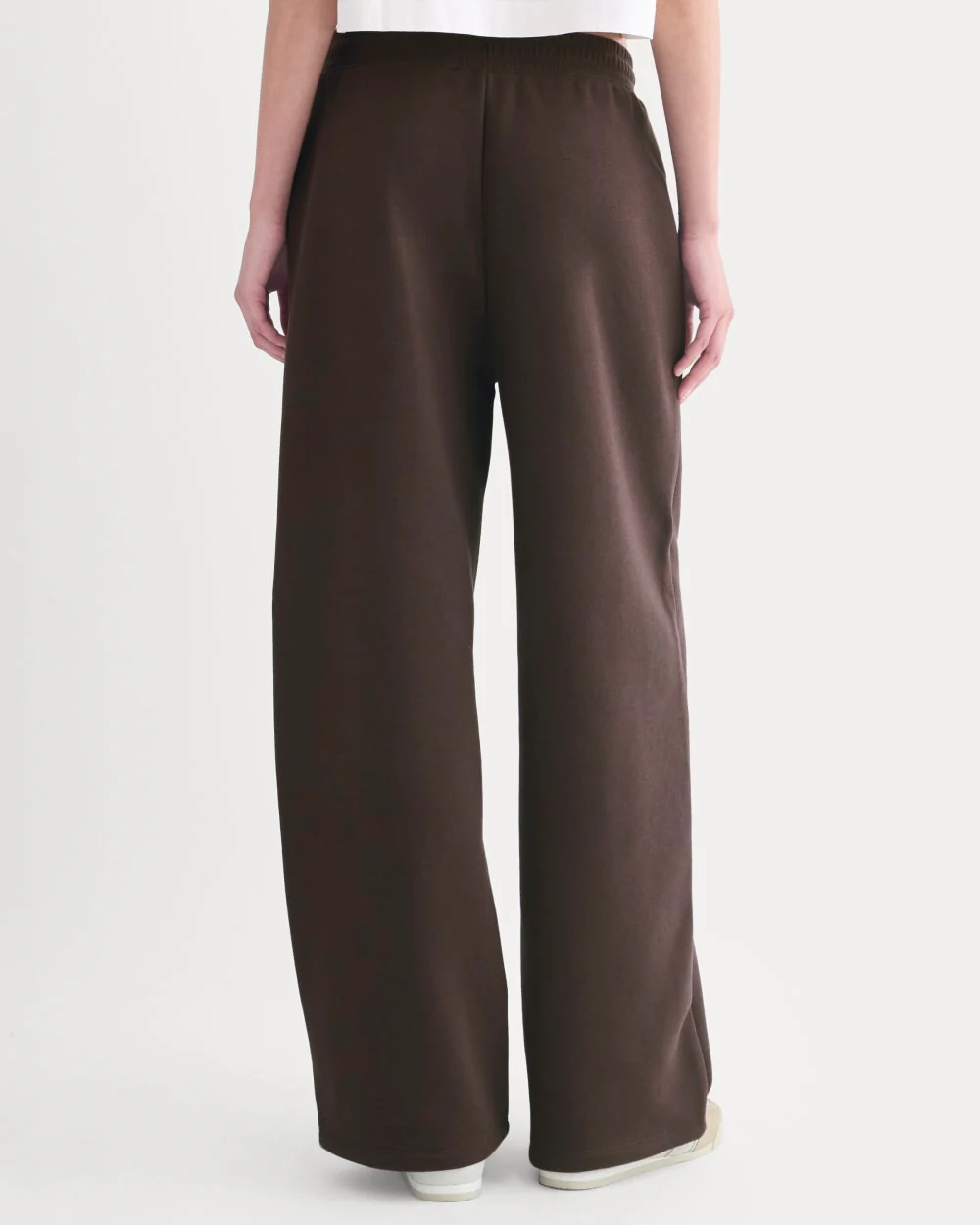 Luxe Fleece Wide-Leg Sweatpant | Dark Chocolate