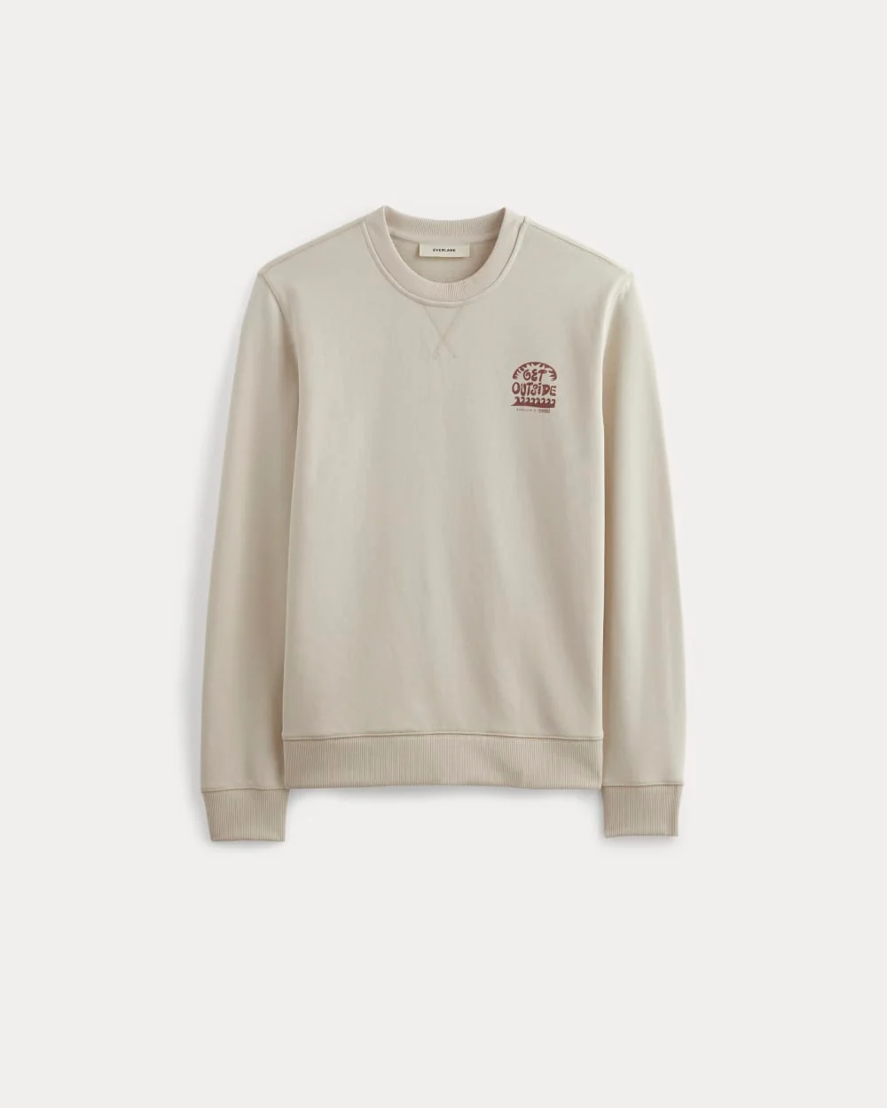 The Everlane x Parks Project French Terry Crew | Natural / Brown