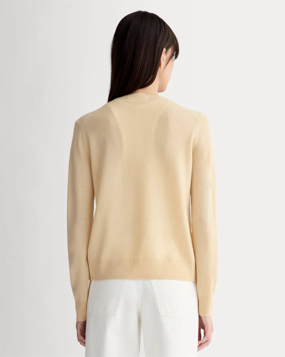 The Classic Cardigan in Cashmere | Creme
