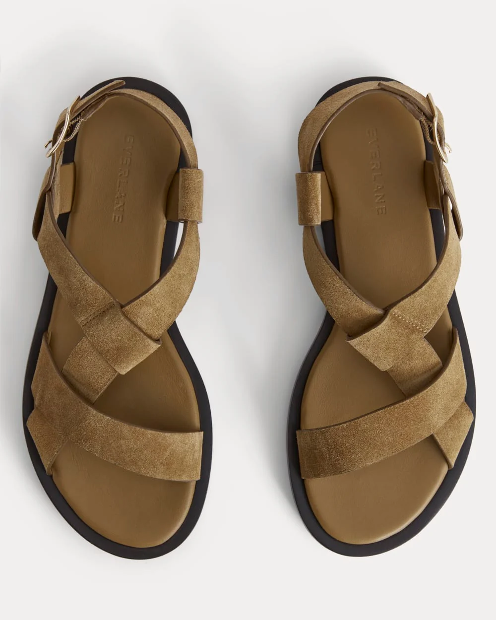 The City Strap Sandal | Sand Suede