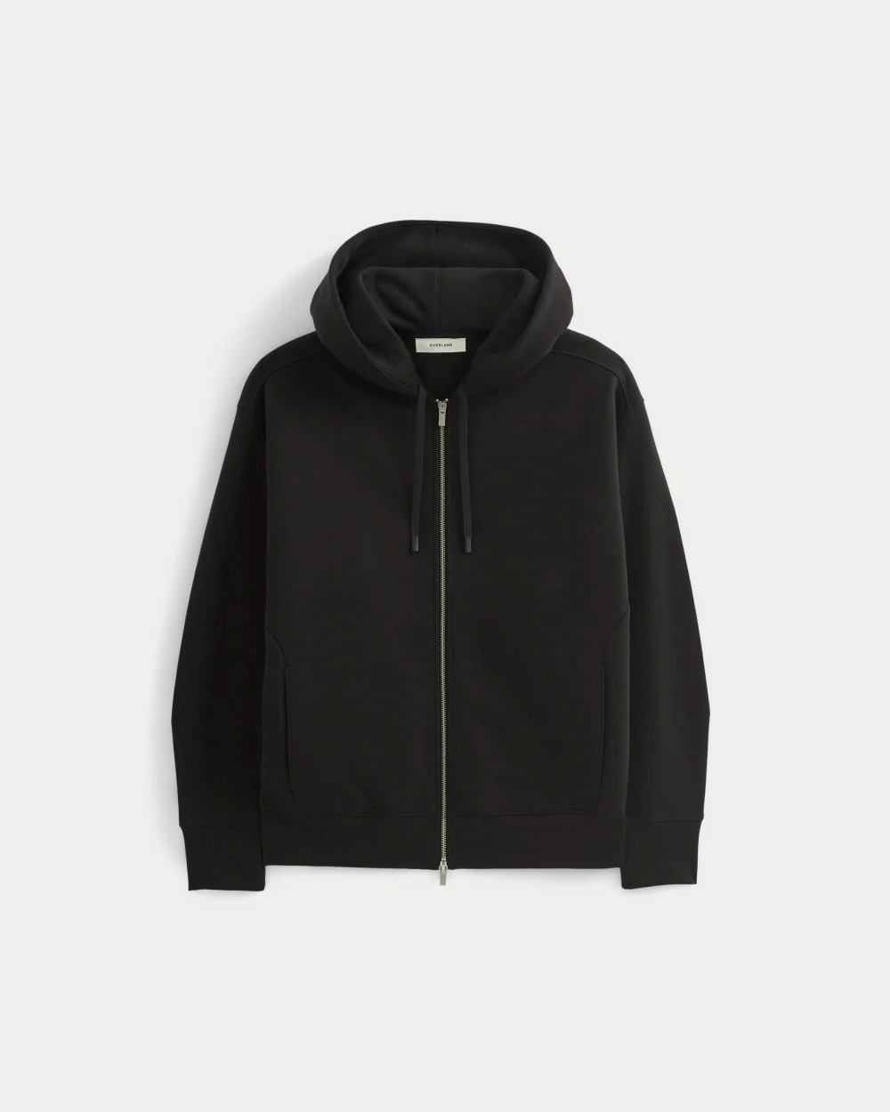 Luxe Fleece Full-Zip Hoodie | Black