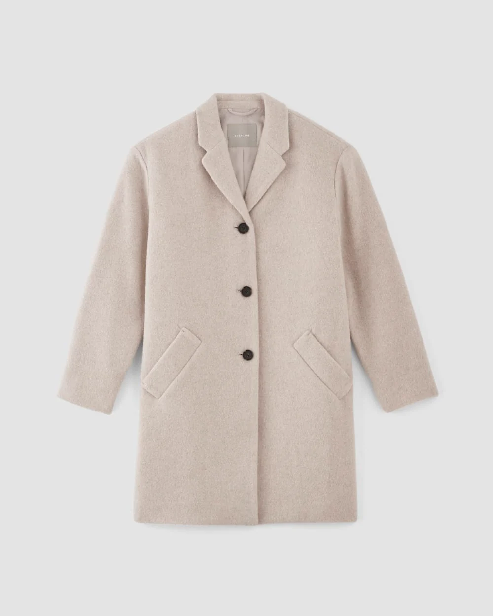 The Italian ReWool® Cocoon Coat | Oat