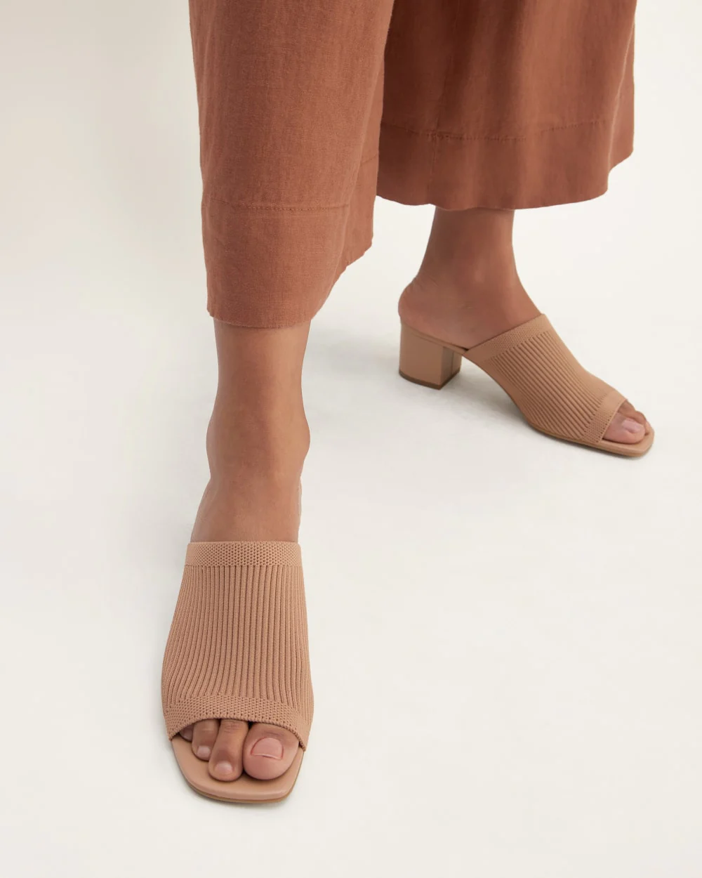 The Glove Mule in ReKnit | Blush Tan