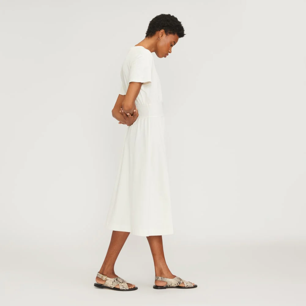 The Organic Cotton Waisted Dress | Canvas