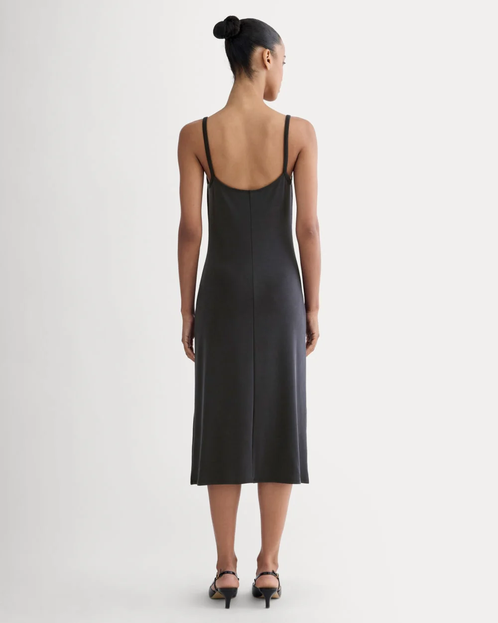The Tank Midi Dress in Butterknit | Black