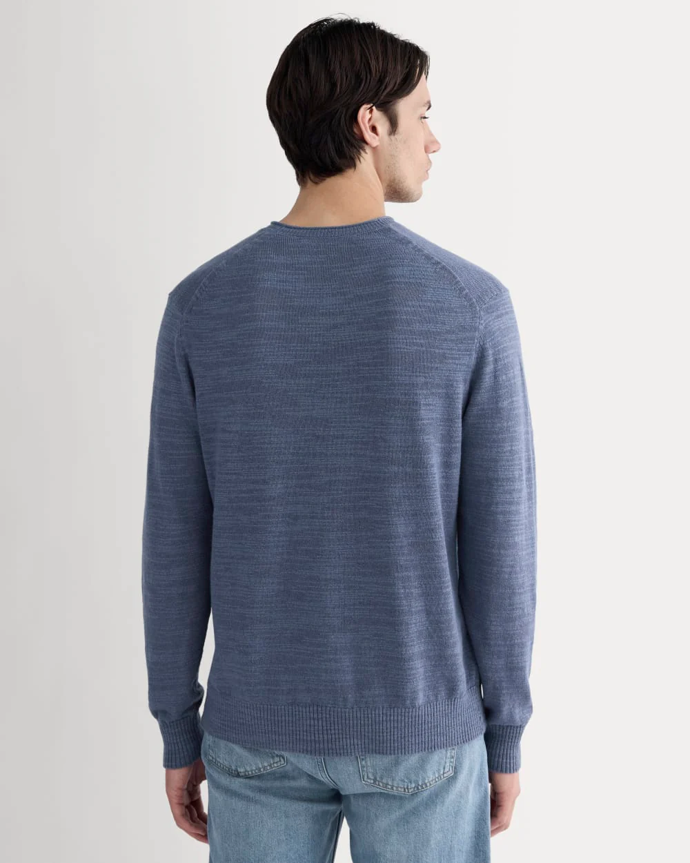The Cotton Linen Pullover | Indigo