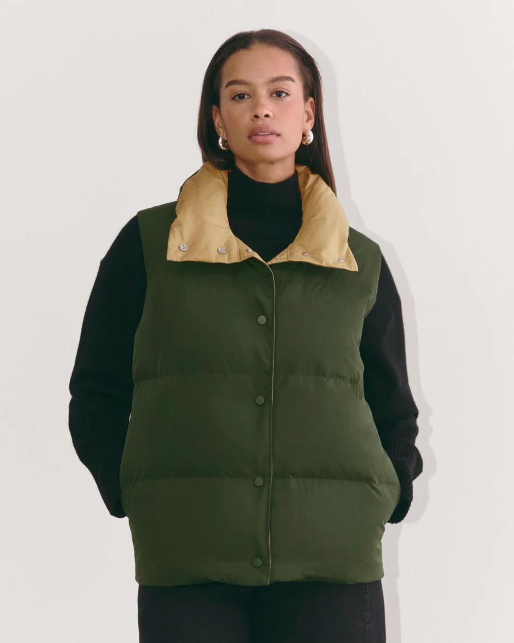 The Puffer Vest | Dark Forest