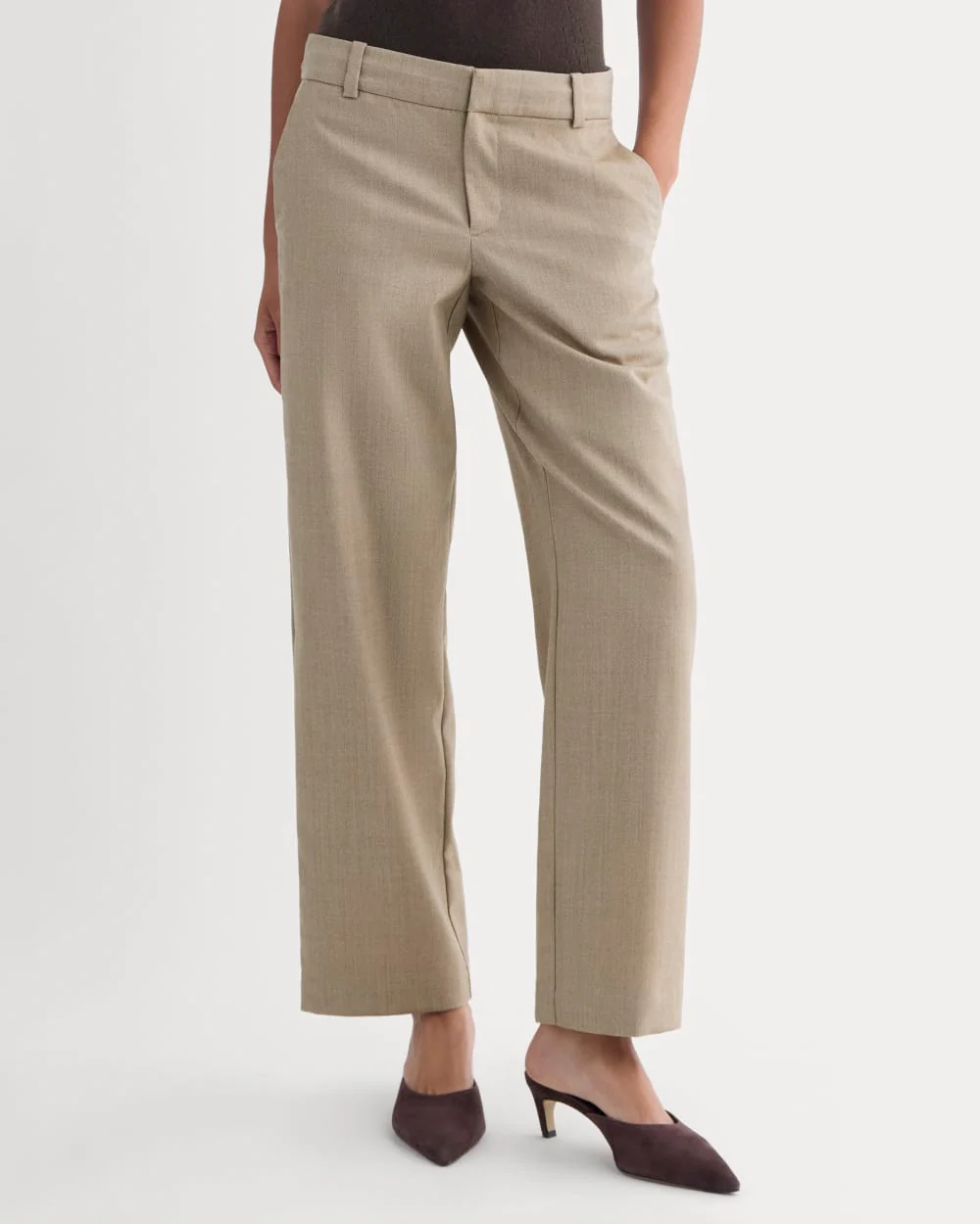 Straight-Leg Trouser in Tailor Twill | Light Taupe