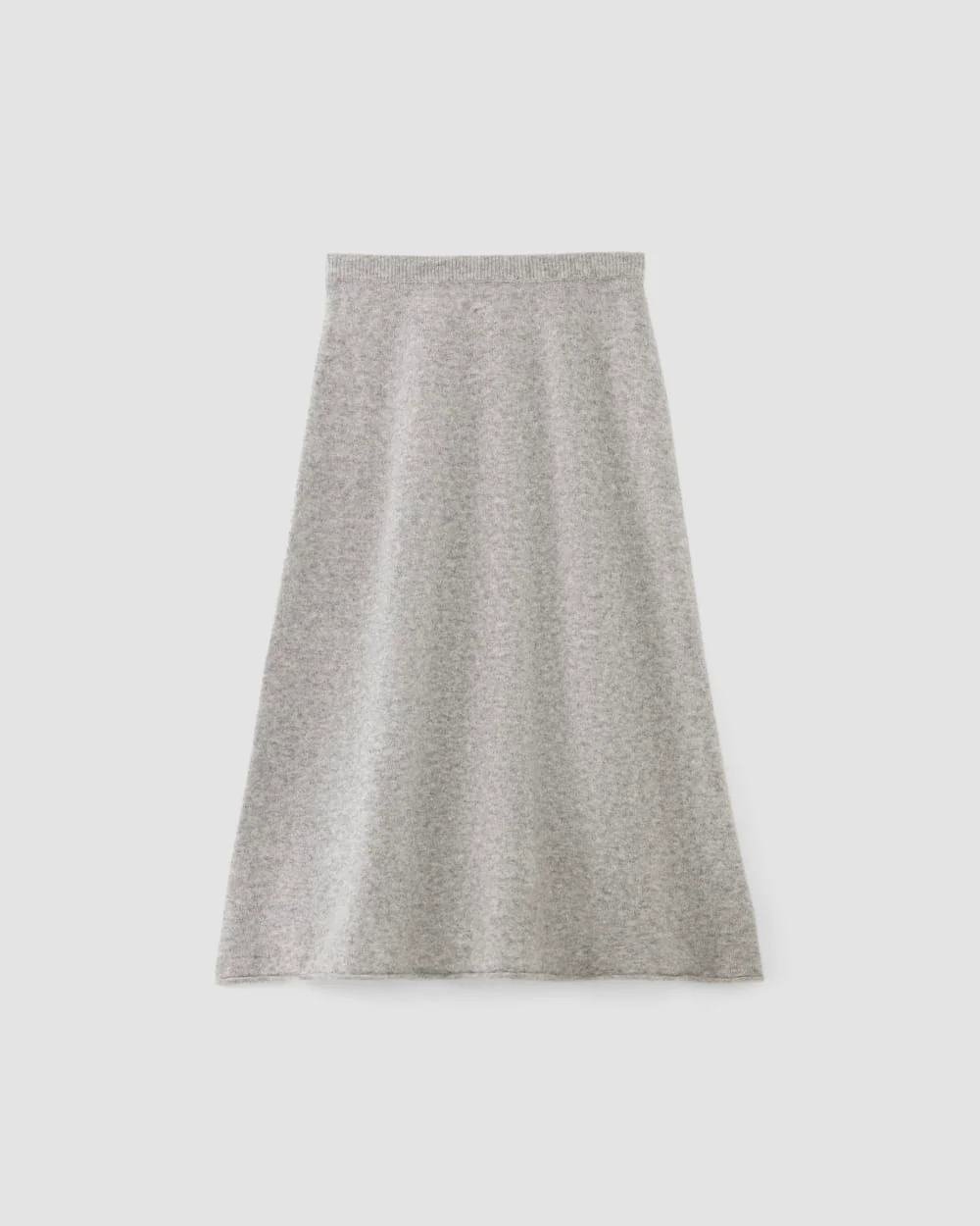 The Cozy-Stretch Skirt | Heathered Grey