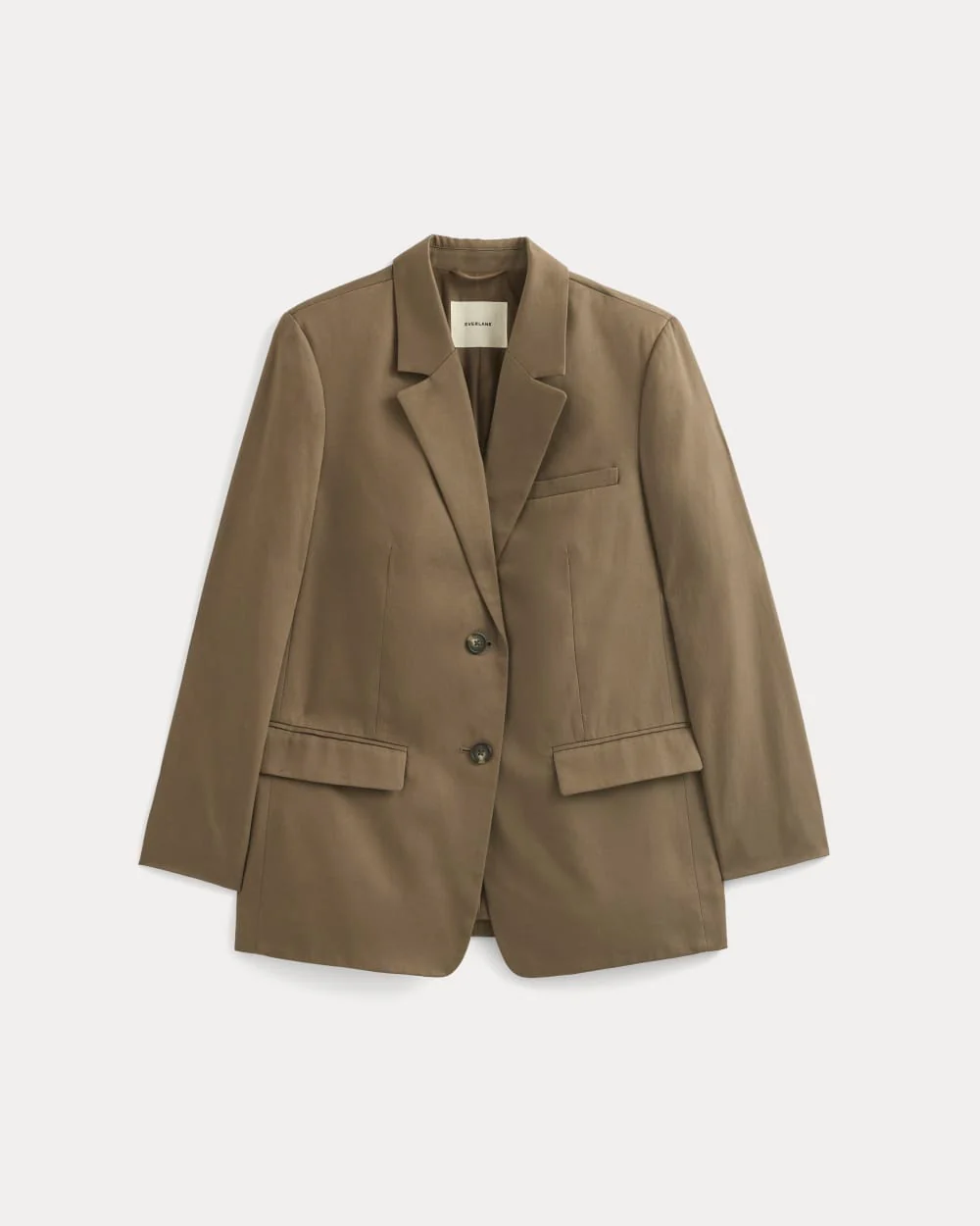 The Oversized Blazer in Buttersmooth | Deep Taupe