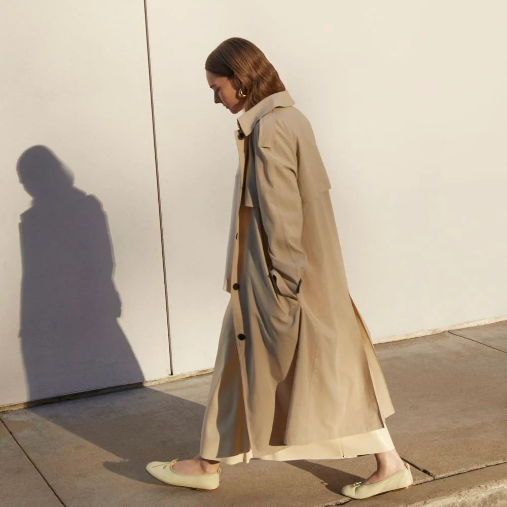 The Long Mac Coat | Stone