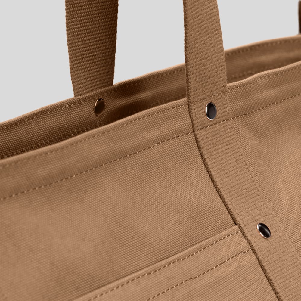 The Organic Canvas Weekender | Cappuccino