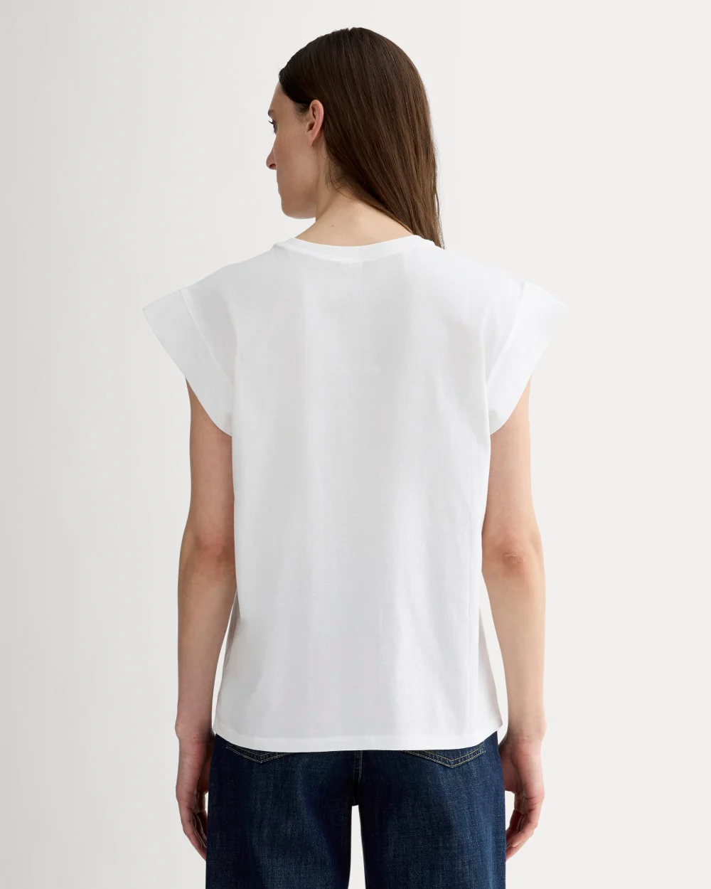 The Muscle Tee in Essential Cotton | White