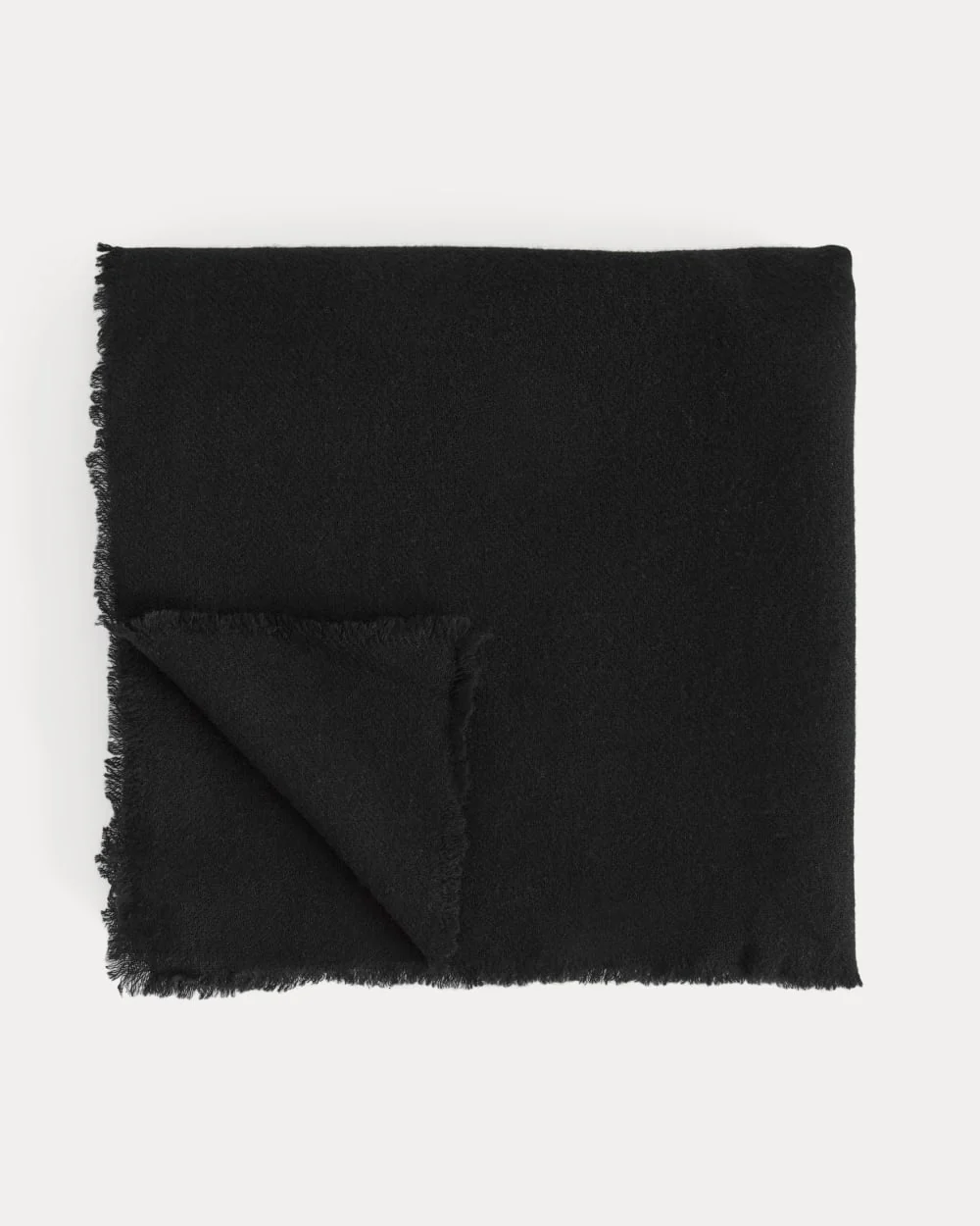 The Feather Cashmere Bandana | Black