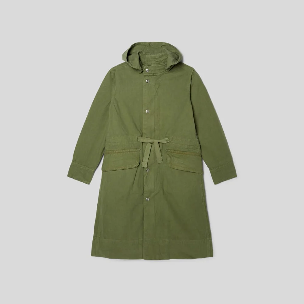 The Canvas Organic Cotton Parka | Forest Green