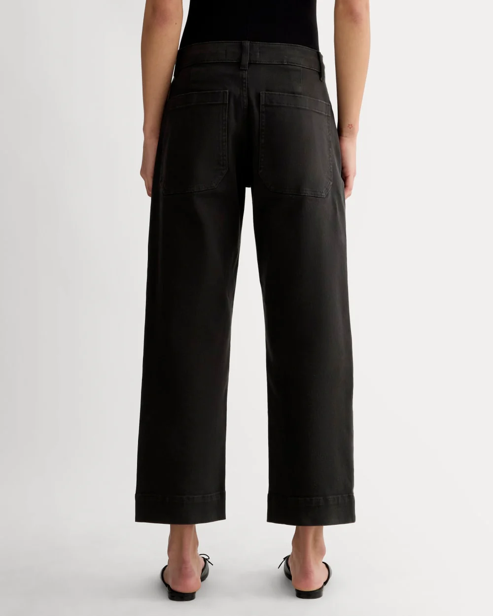 The Utility Straight-Leg Pant | Black | 26.5 Inseam