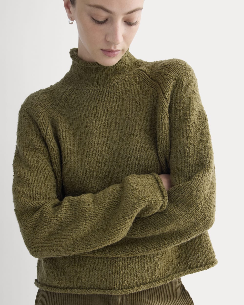 Rollneck Sweater | Olive