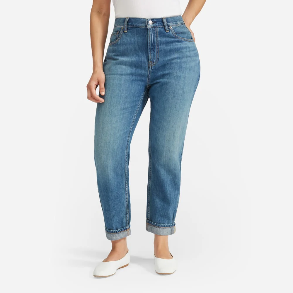 The Super-Soft Relaxed Jean | Mid Blue