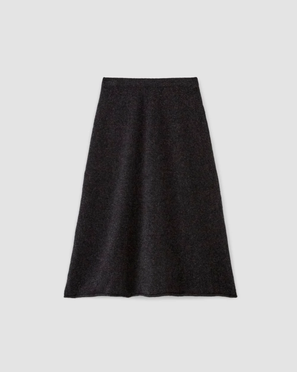 The Cozy-Stretch Skirt | Charcoal