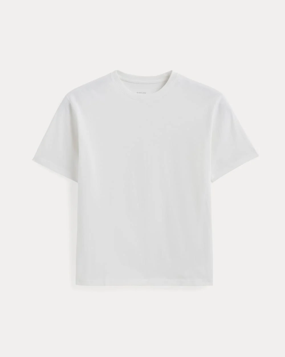 The Premium-Weight Relaxed Crew | Uniform | White