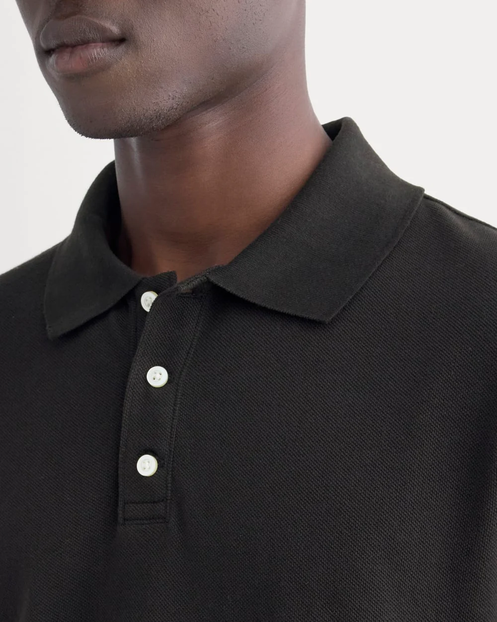 The Pique Polo | Black