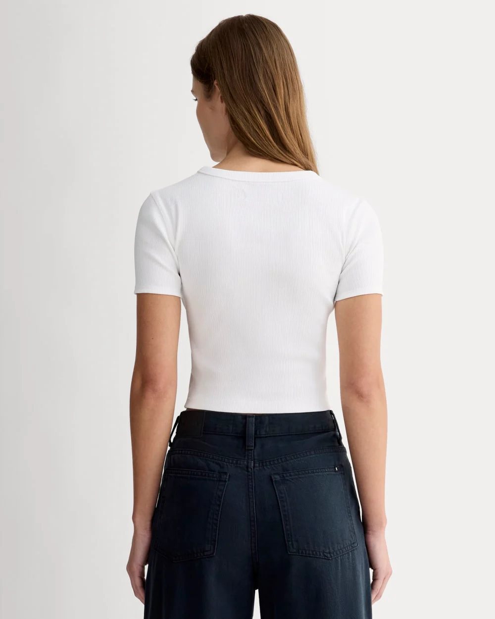 The ’90s Rib Tee | White