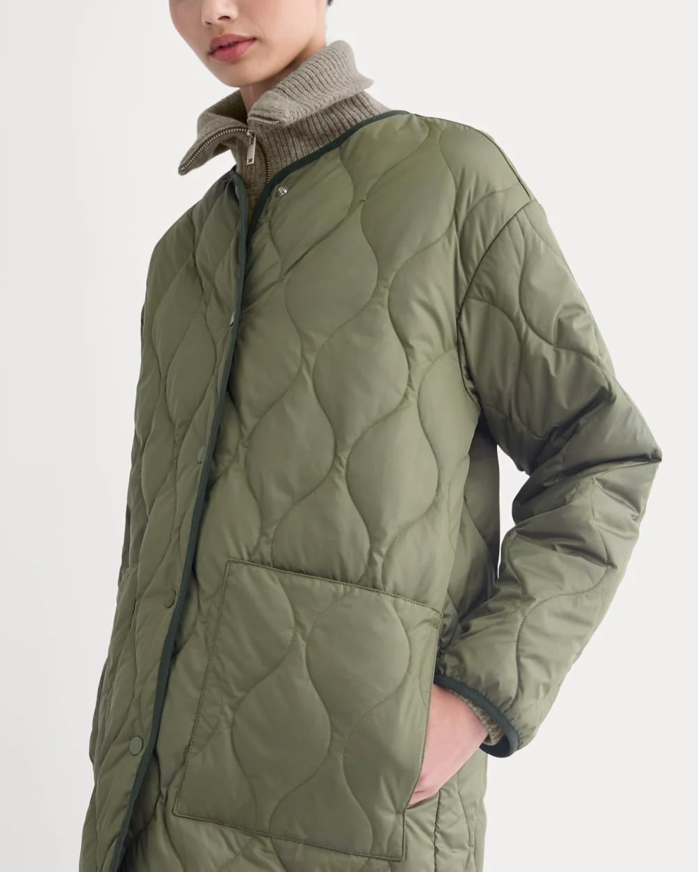 The Quilted Liner | Kalamata/Rosin