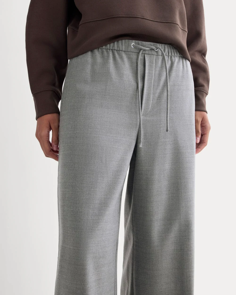 The Pull-On Trouser in Tailor Twill | Heather Graphite