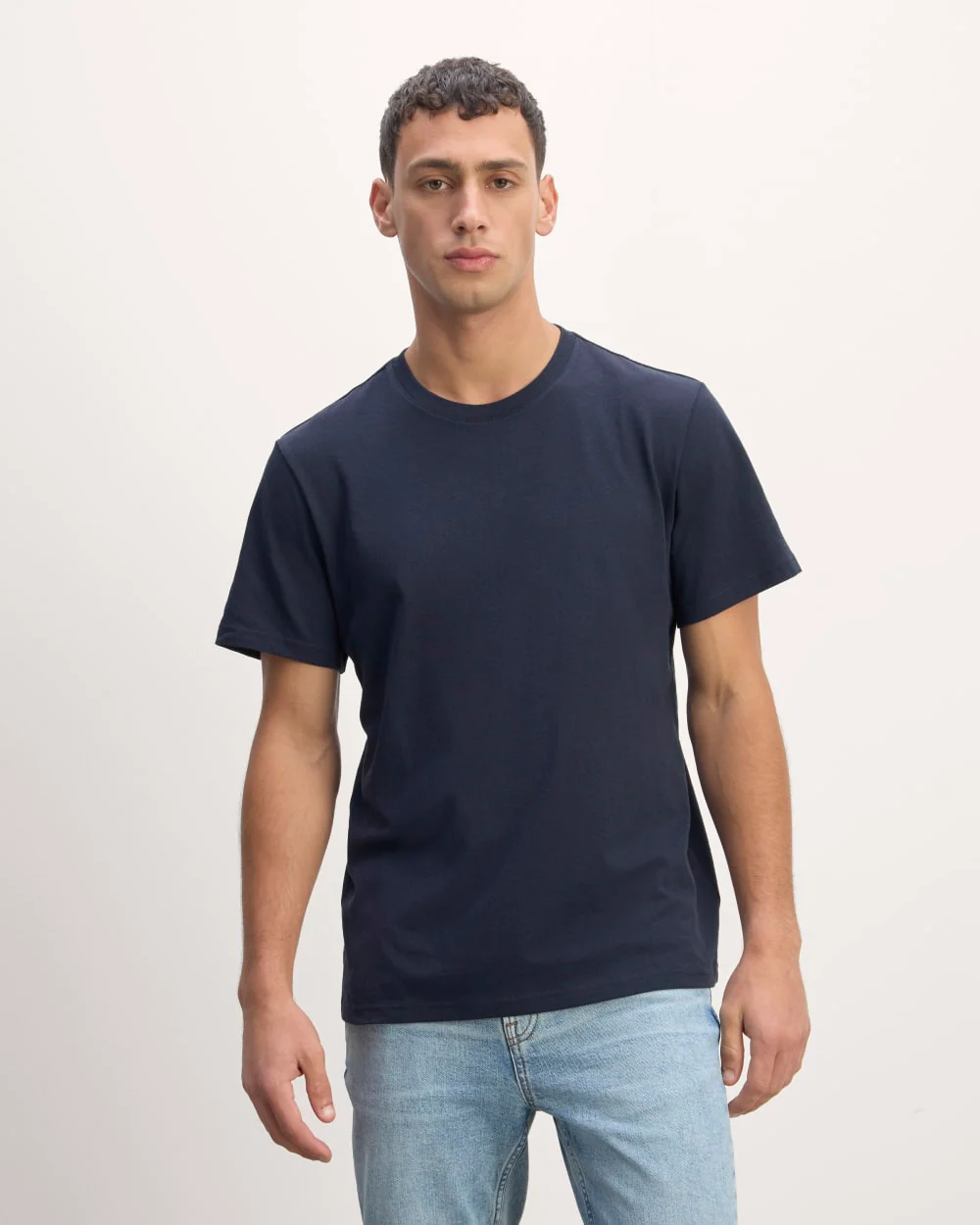 The Premium-Weight Crew | Uniform | Navy