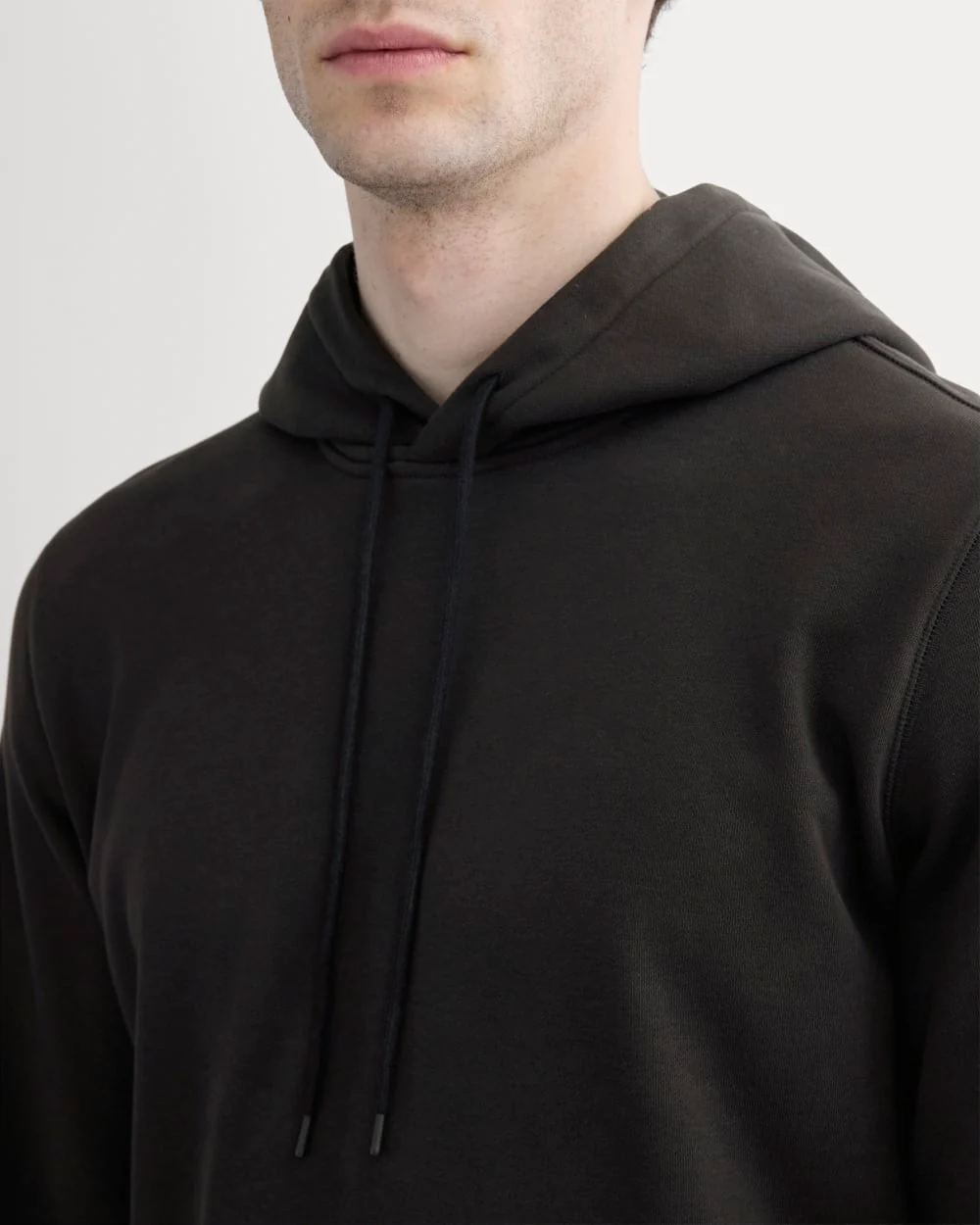 The Off-Duty Terry Hoodie | Black