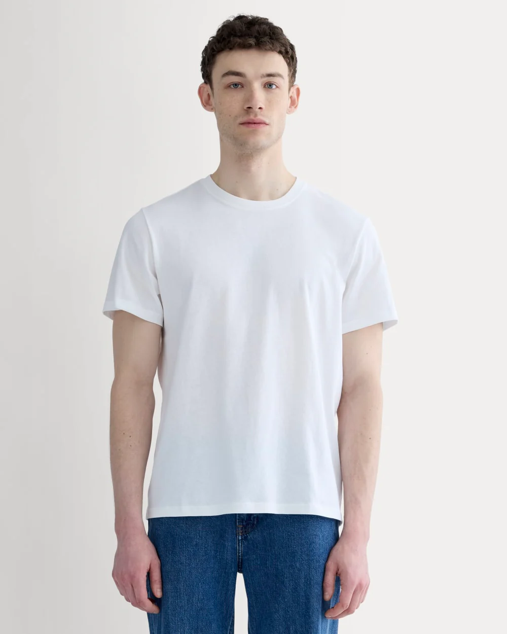 The Premium-Weight Crew | Uniform | White