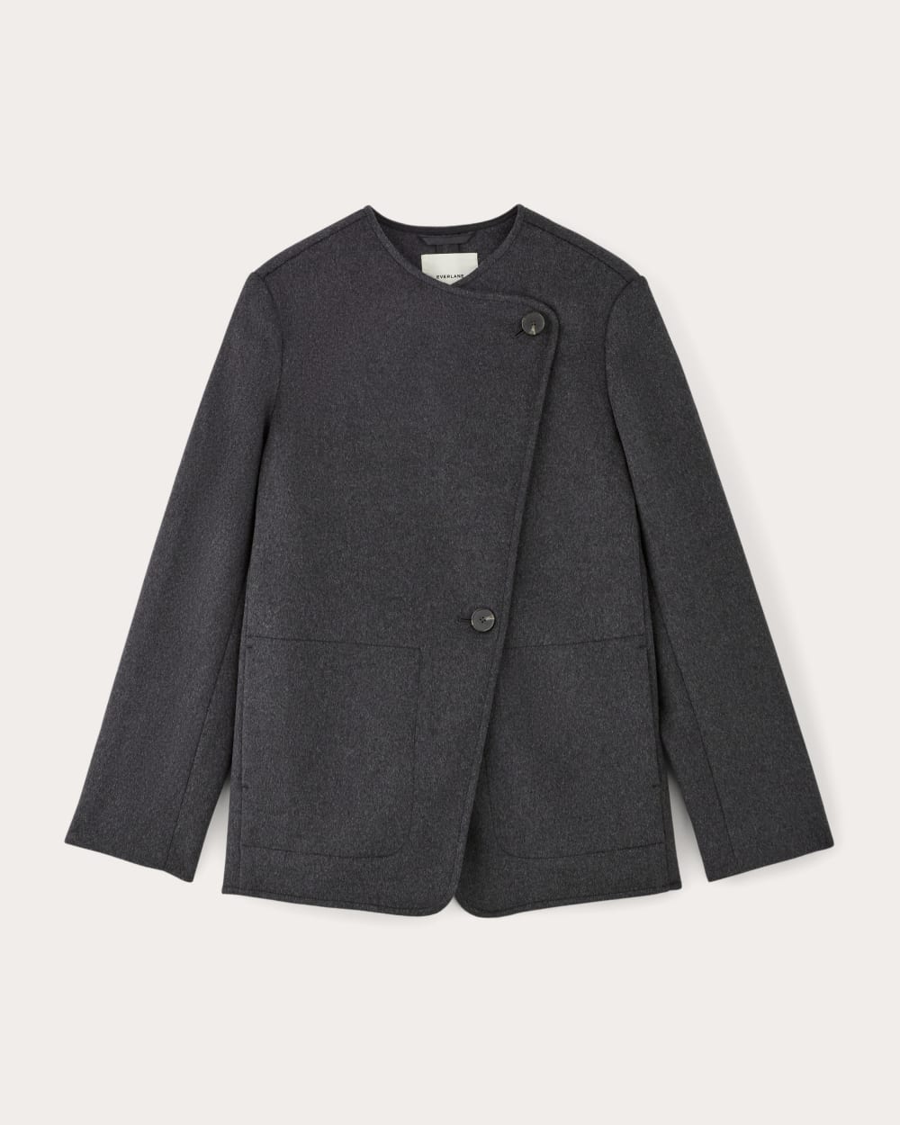 The October Coat | Dark Charcoal Melange