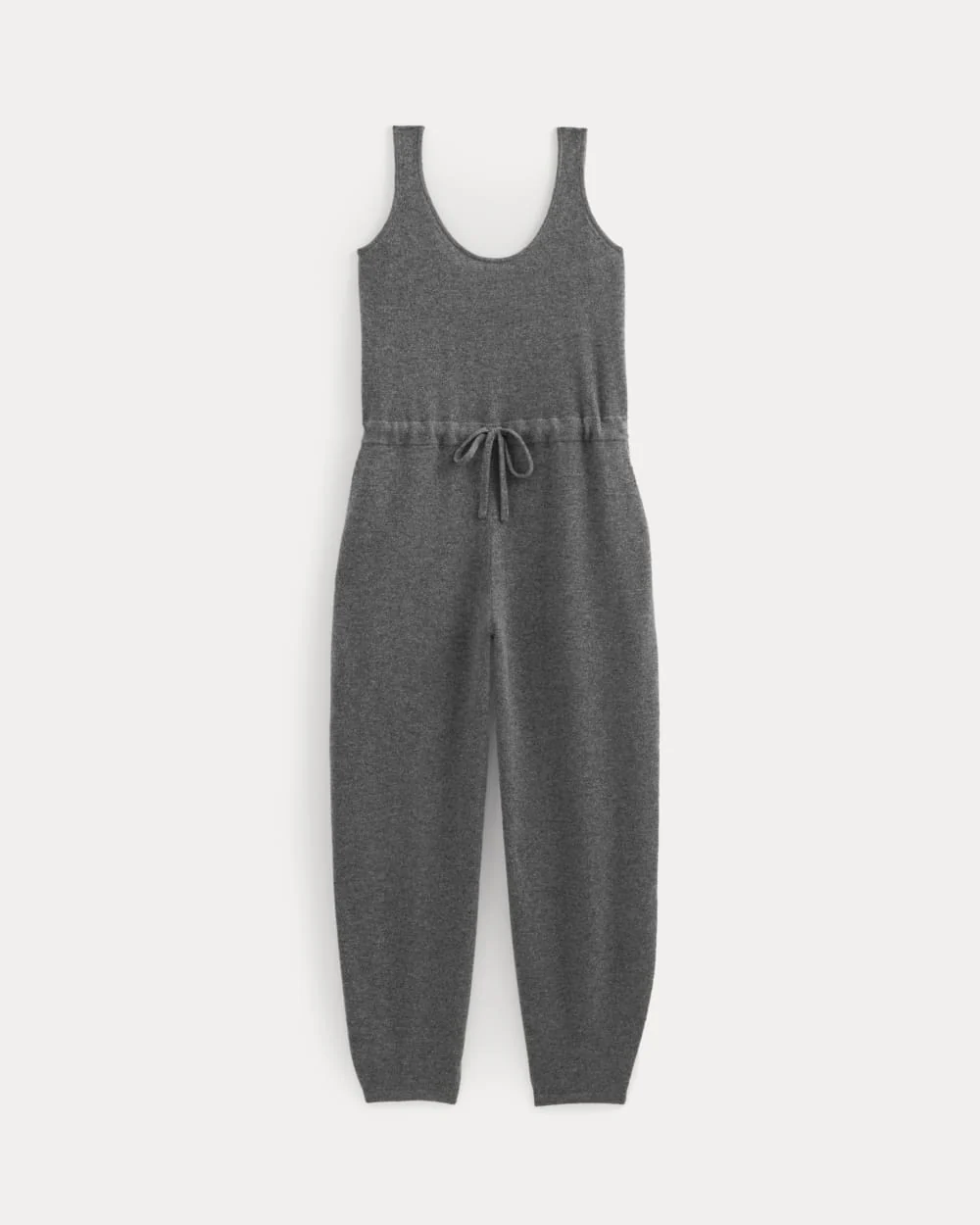 Cashmere Lounge Jumpsuit | Heather Charcoal