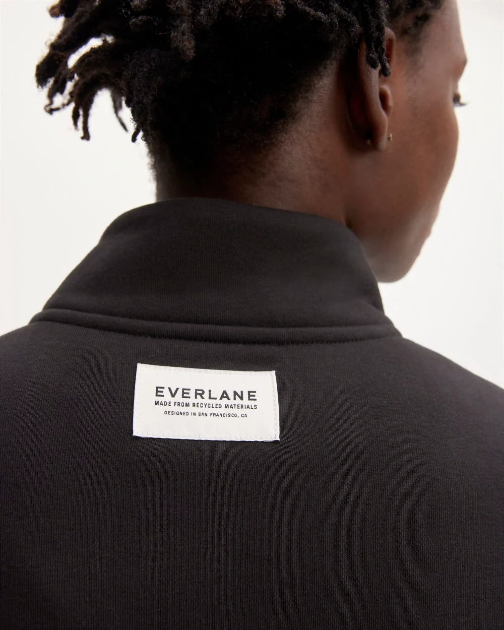 The ReTrack Fleece Half-Zip | Black