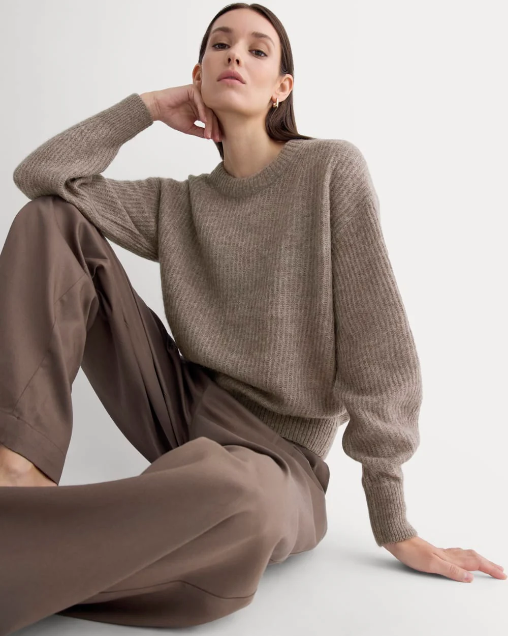 The Cocoon Crew in Alpaca | Taupe Melange