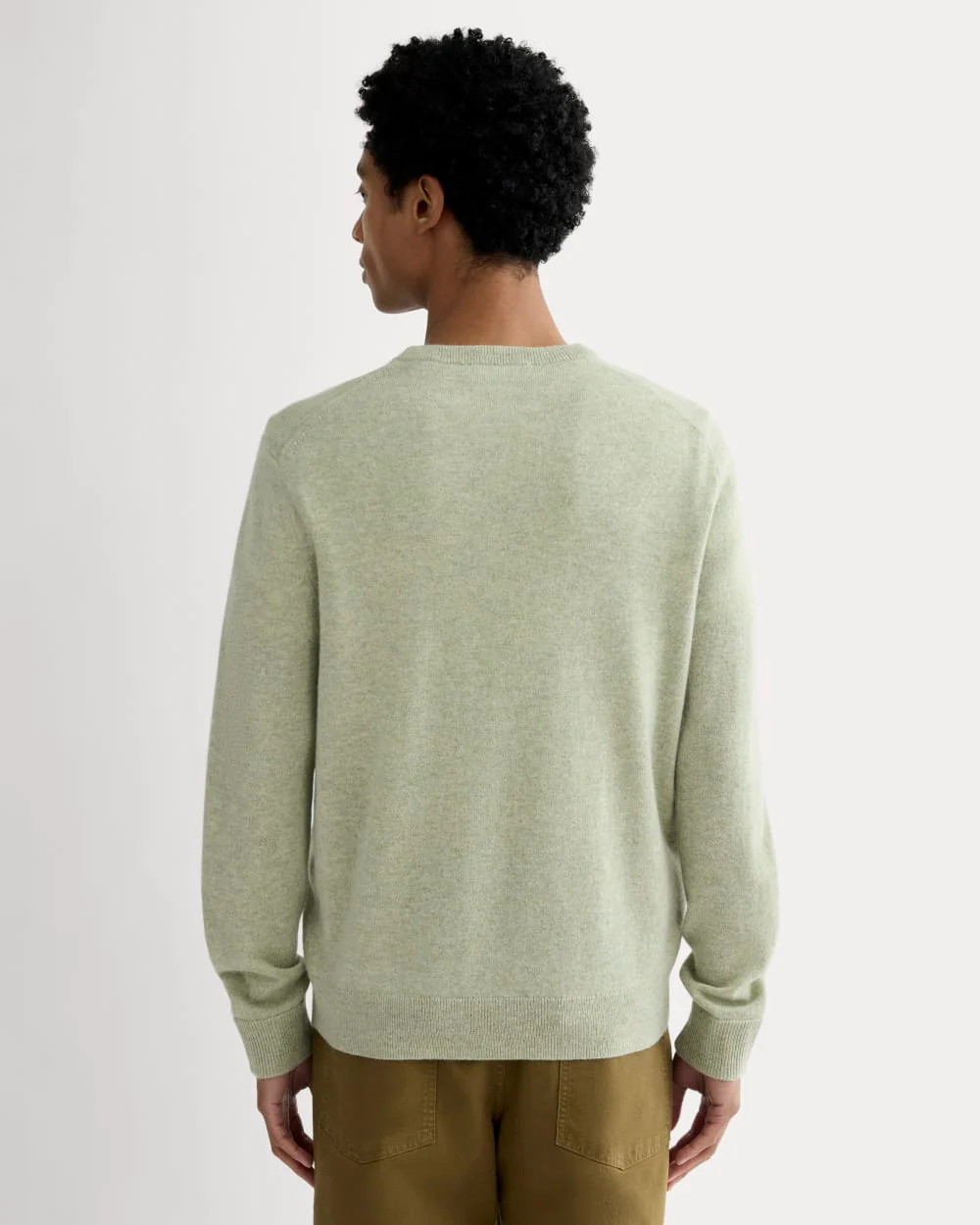 The Cashmere Crew | Light Heathered Moss