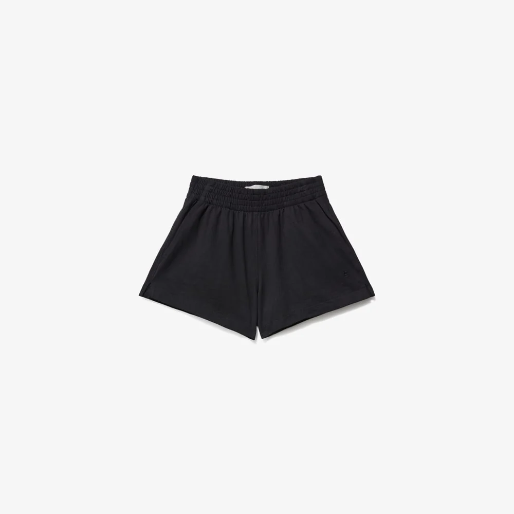 The Retro Jersey Short | Black