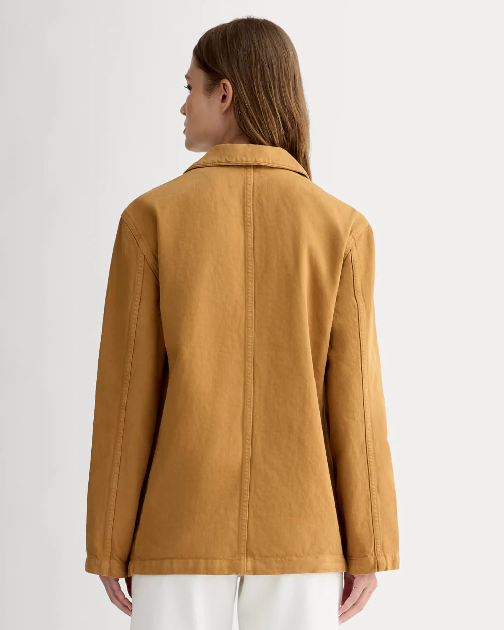 The Denim Chore Blazer | Garment-Dyed Neutral