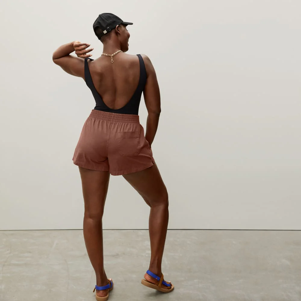 The Retro Jersey Short | Caramel