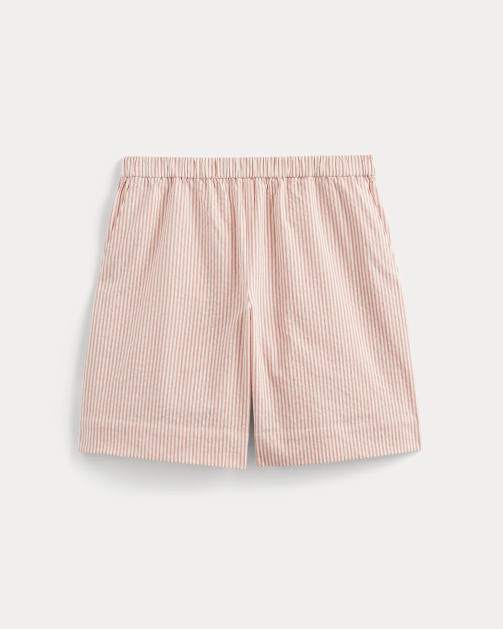 The Seersucker Pull-On Short | Soft Orange